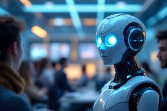 Chatbot interactif améliorant l'assistance clientèle en ligne