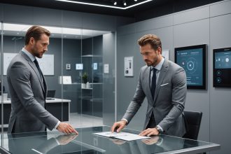 Système antivol installé dans un local commercial sécurisé