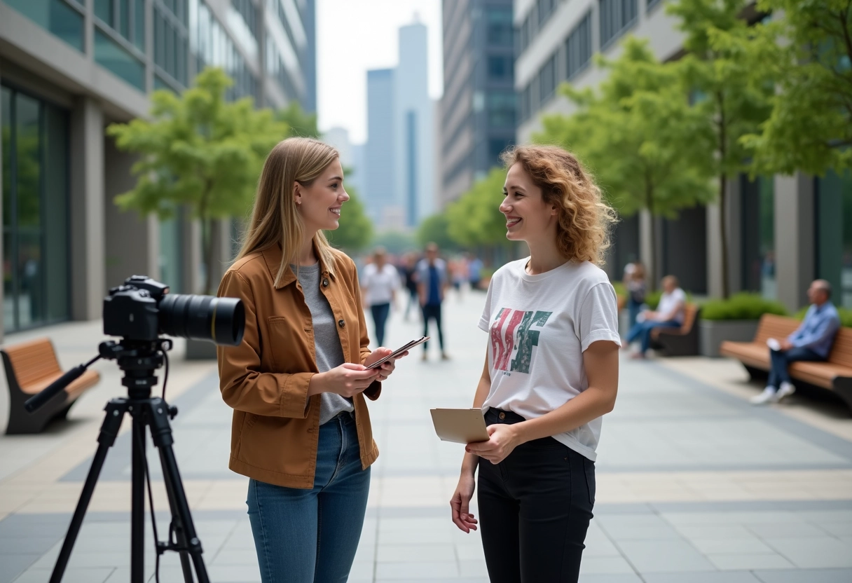 Deux femmes collaborant lors d