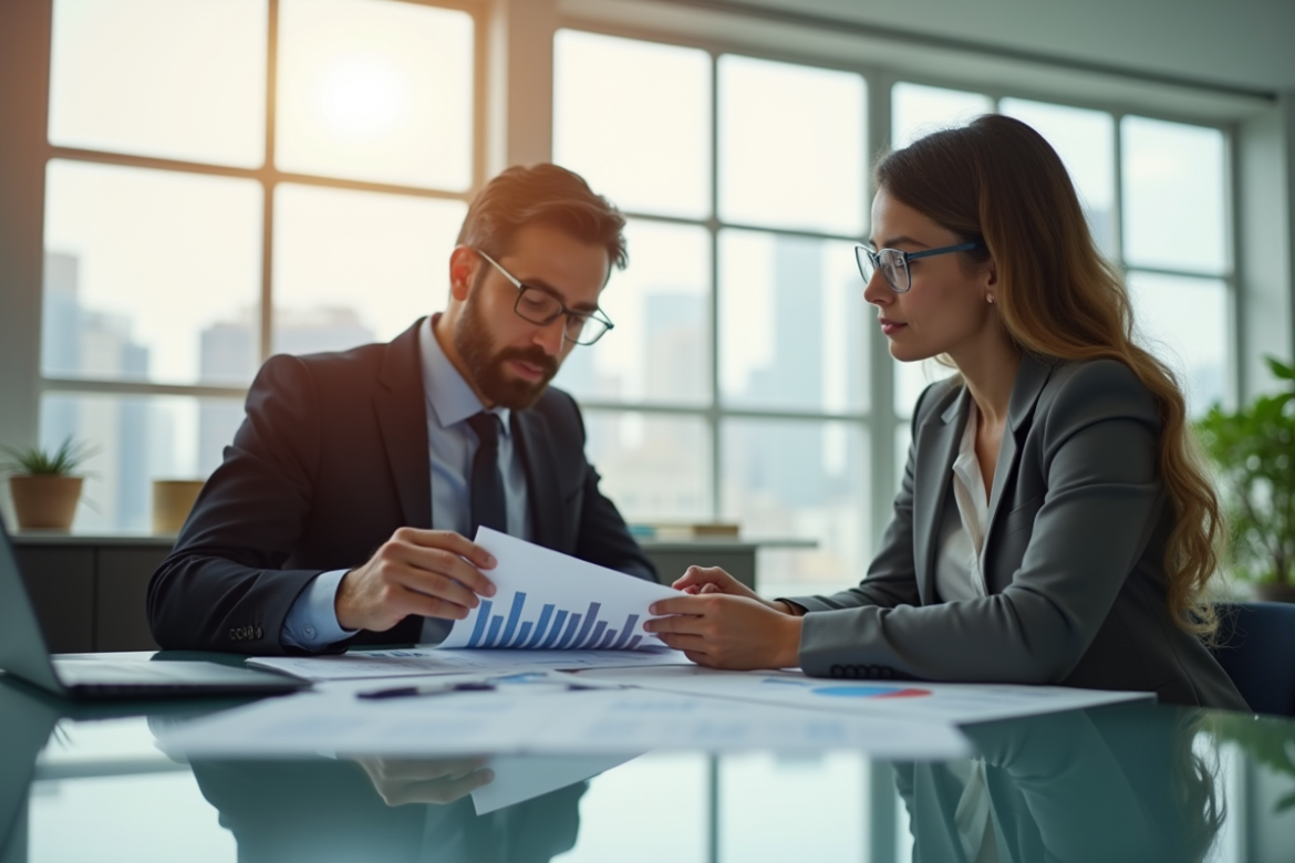 Conseiller professionnel et entrepreneur en réunion financière